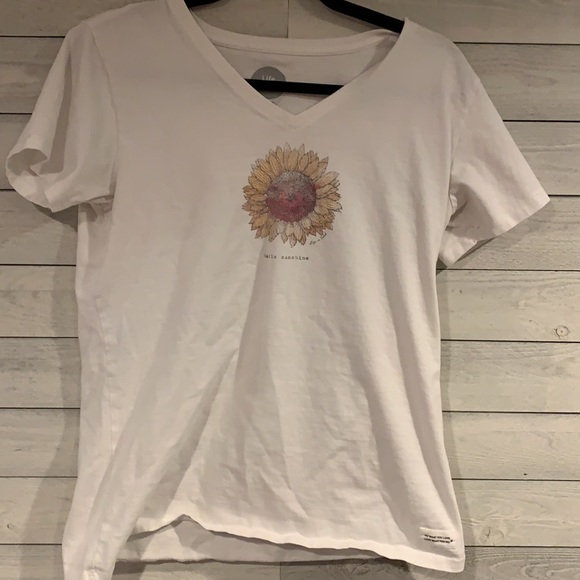 Life Is Good Tops - Life is good crusher tee classic fit sunflower medium